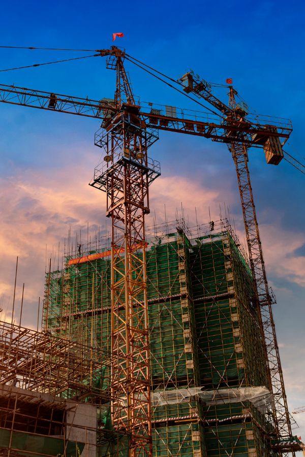 Construction planning and building work